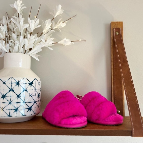 UGG Fluff Yeah Sandal Slippers girls 9 - Picture 2 of 2